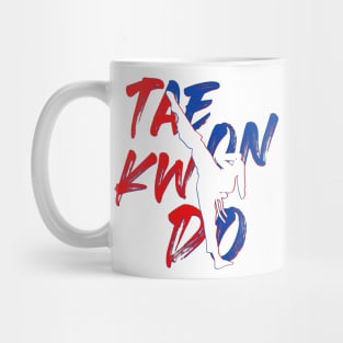 Kick like a girl - Taekwondo high kick girl Mug